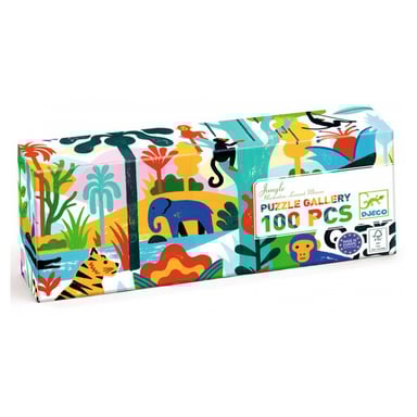 Puzzle Jungla 100 Piezas Djeco - Despierta el Artista que hay en tu Hijo