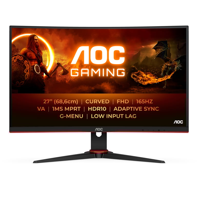 AOC G2 C27G2EBK écran plat de PC 68 6 cm 27 1920 x 1080 pixels Full HD Neuf - vue 1