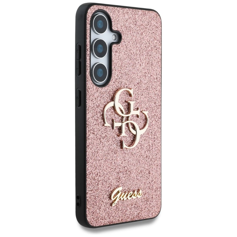 Coque Guess Fixed Glitter Big 4G Metal Logo pour Samsung Galaxy S25 - vue 4