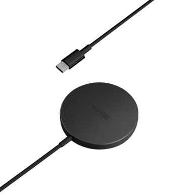 Chargeur sans fil rapide magnétique (15W), Noir carbon