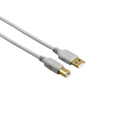 Câble USB, USB 2.0, doré, 1,50 m, vendu à l'unité
