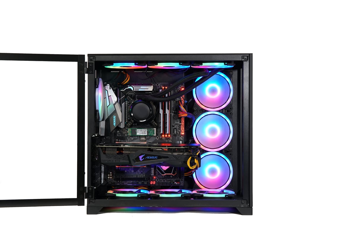 TALIUS Caja Atx gaming Zeus RGB cristal templado USB 3.0 Bureau Neuf - vue 3