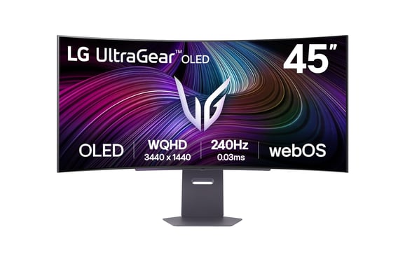 Ecran PC Lg Moniteur Gaming OLED 45'' 21:9, Noir