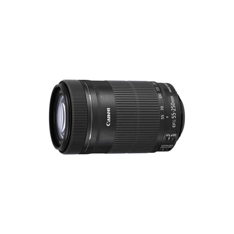 Objectif Canon EF-S 55-250mm F4-5.6 IS STM – Télézoom Stabilisé 55-250 mm - vue 3