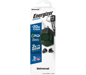 Caricabatterie Power Delivery - 20W - UE/UK/USA - Verde