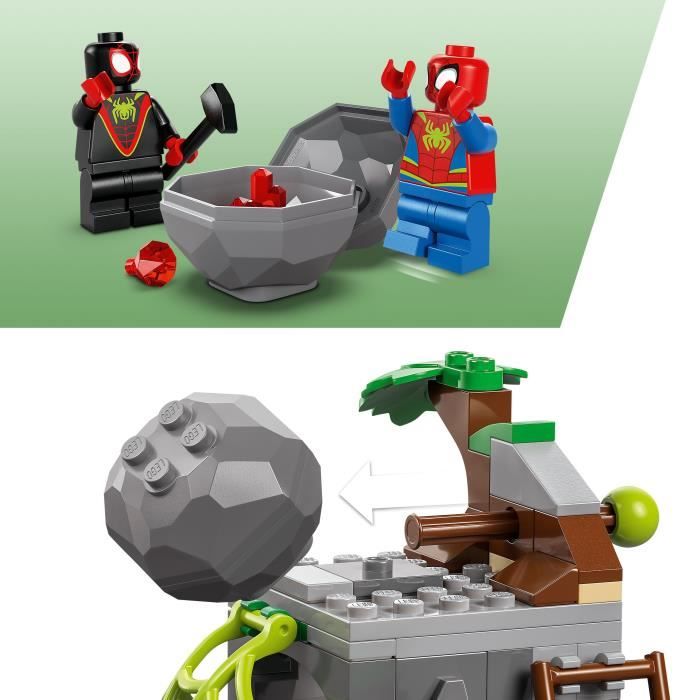 Lego Sauvetage De 'equipe Spidey En Dino véhicule 11199 Lego La Boite - vue 3