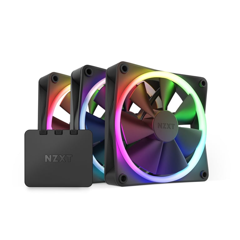 NZXT F120 RGB Triple Pack Boitier PC Ventilateur 12 cm 3 pièce Neuf - vue 4