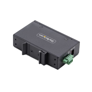 StarTech.com Switch di Rete Industriale non gestito a 5 porte 100/1000 Ethernet montaggio su guida DIN/parete Switch Gigabit IP30 robusto -40 - 75&degC 960V CC TAA (UNMANAGED SWITCH 5-PORT TAA - - 10/100/1000MBPS FANLESS IP30)