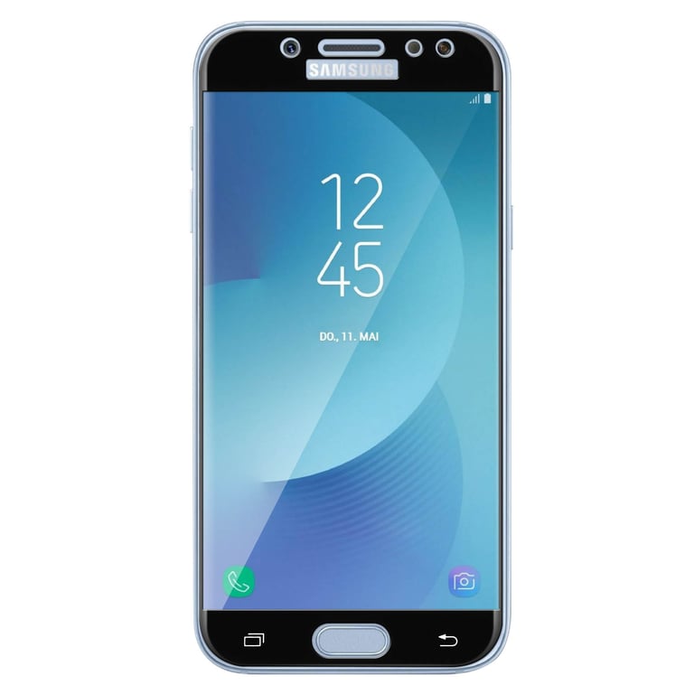 Film Galaxy J5 2017 Verre Trempé Protection Ecran 9H Antirayure Contours Noir - Neuf