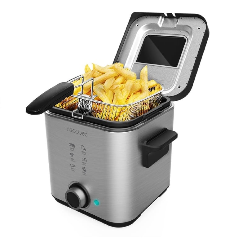 Cecotec CleanFry Advance 1500 Friteuse électrique avec huile 1 5 Inox - vue 2