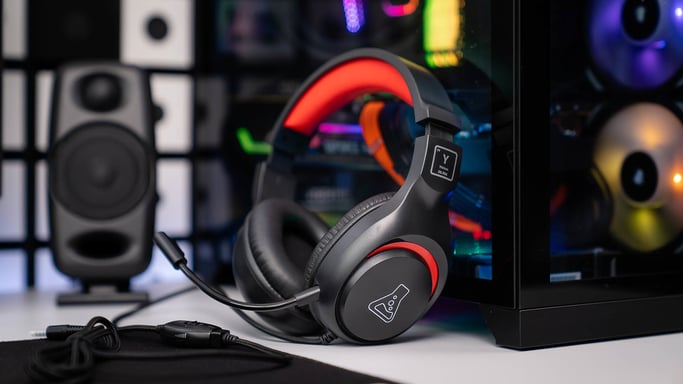 The G-Lab Yttrium Casque Avec fil Arceau Jouer Noir