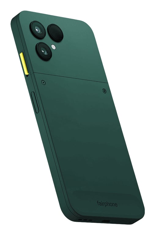 Fairphone 6 (5G) 256 Go, Vert - Excellent état