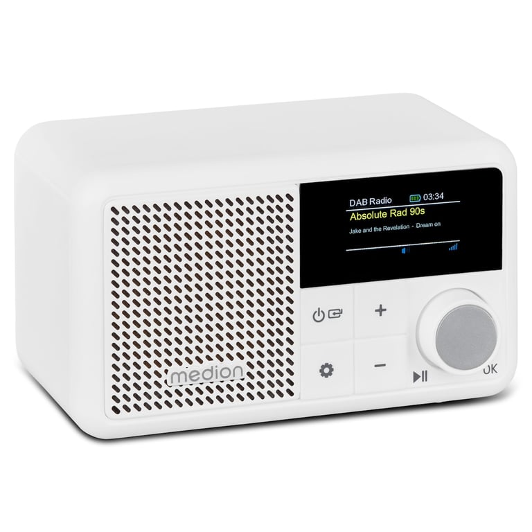 MEDION LIFE S66822 Tragbares Portable Numérique Blanc - Neuf