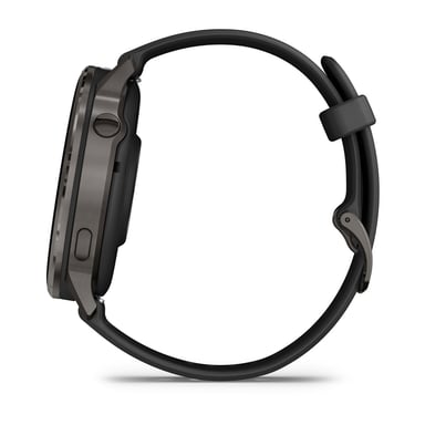 Venu 4 - Smartwatch da 45 mm, GPS integrato in acciaio e silicone - Nero