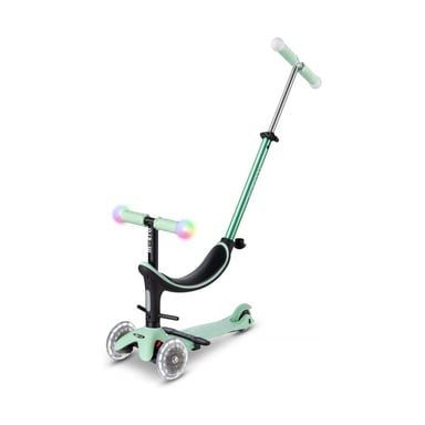 Trottinette Mini 3en1 Revolution Deluxe Magic LED - Mint pour Enfants