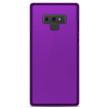 Coque silicone unie compatible Givré Violet Samsung Galaxy Note 9