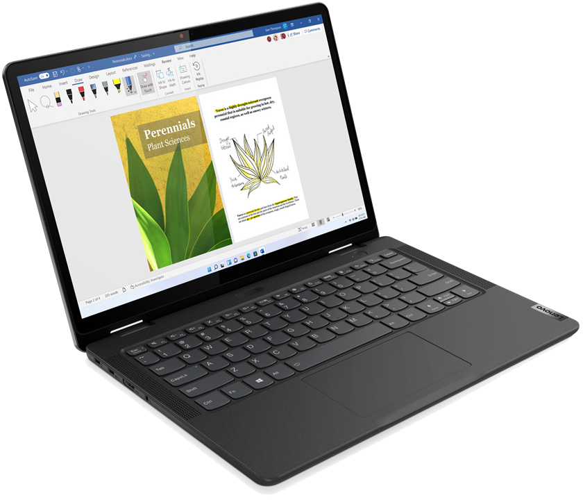 Lenovo 13w Yoga 5625U Hybride (2-en-1) 33,8 cm (13.3 ) Écran tactile WUXGA AMD Ryzen? 5 8 Go DDR4-SD