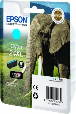 Epson Cartouche 24XL Cyan T2432 - vue 3