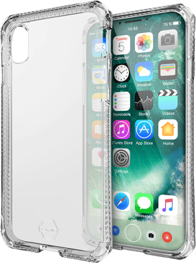Cover rinforzata Spectrum Clear per iPhone X/XS