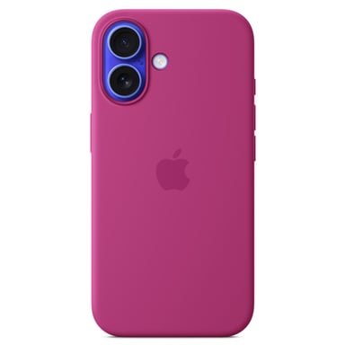 Apple Coque en silicone avec MagSafe pour iPhone 16 - Fuchsia Apple (brand) iPhone 16