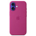 Apple Coque en silicone avec MagSafe pour iPhone 16 - Fuchsia Apple (brand) iPhone 16