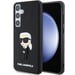 Custodia Karl Lagerfeld 3D Rubber Ikonik per Samsung S24, nera
