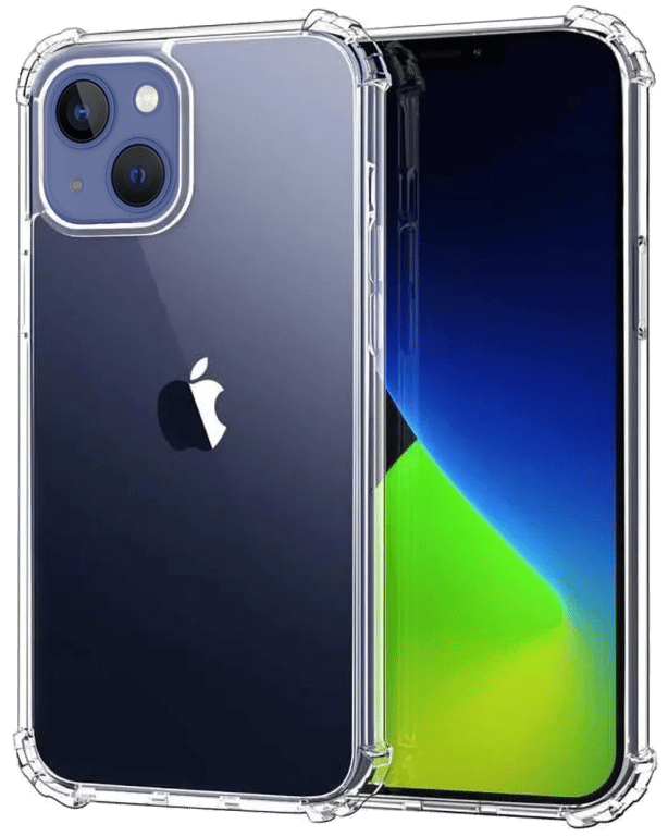 Evetane Coque Apple iPhone 13 Mini Anti-Chocs avec Bords Renforcés en silicone transparente Motif