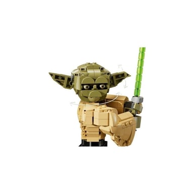 LEGO Star Wars 75438 Le Buste de Yoda - Set pour Adulte - Décoration DIY avec Sabre Laser - vue 8