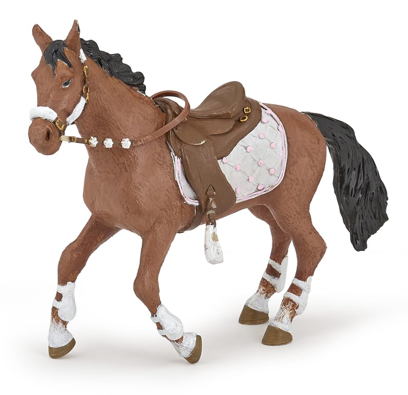 Papo Cheval de la cavalière fashion hiver Neuf