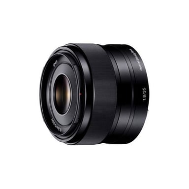 Objetivo híbrido Sony E 35mm f 1.8 OSS negro