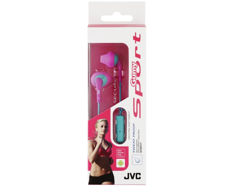 JVC HA ENR15 P E Ecouteurs sport Gumy avec télécommandemicrophone Neuf - vue 2