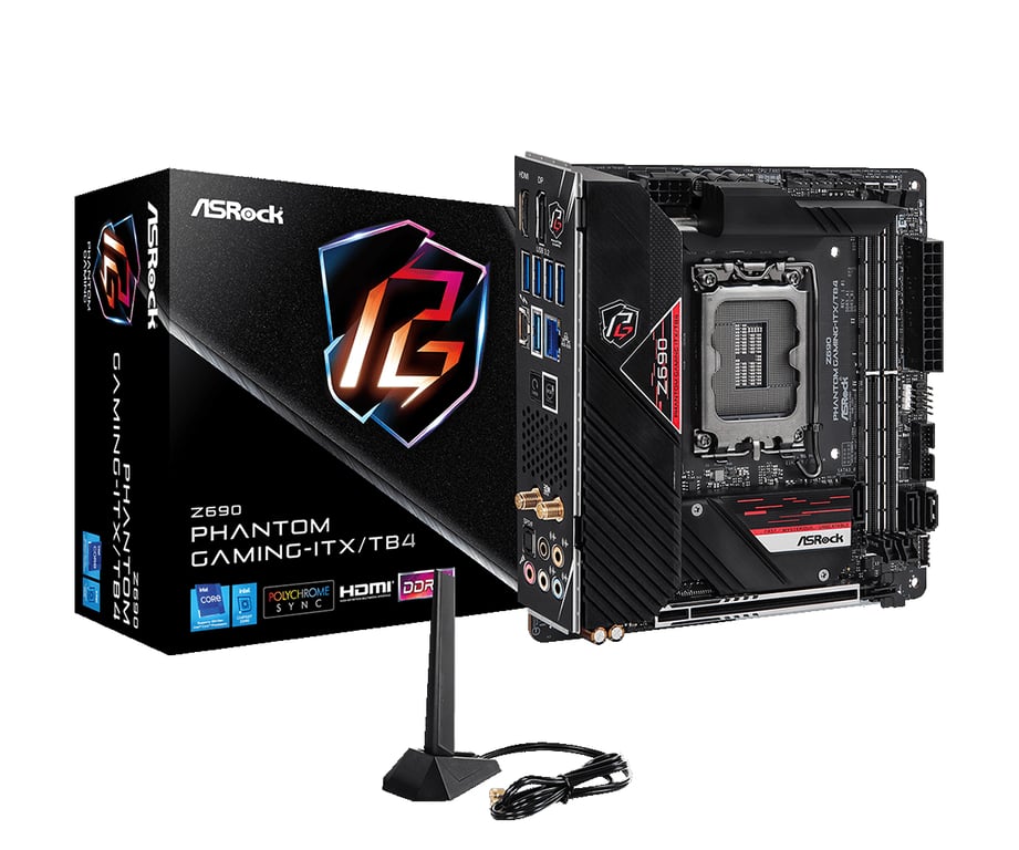 Asrock Z690 Phantom Gaming ITXTB4 Intel Z690 LGA 1700 mini ITX Neuf