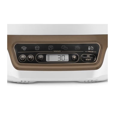 TEFAL Cake Factory + KD802112 Creatore di torte intelligente - Bianco / marrone metallizzato
