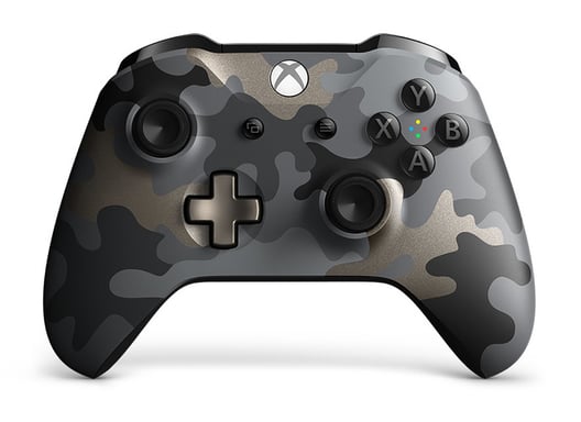 Microsoft Xbox Wireless Night Ops Camo Special Edition Camouflage Bluetooth Manette de jeu Analogique/Numérique PC, Xbox One, Xbox One S, Xbox One X