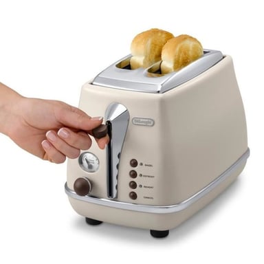 Grille-pain De'Longhi Icona Vintage CTOV 2103.BG 2 fentes 900 W Beige