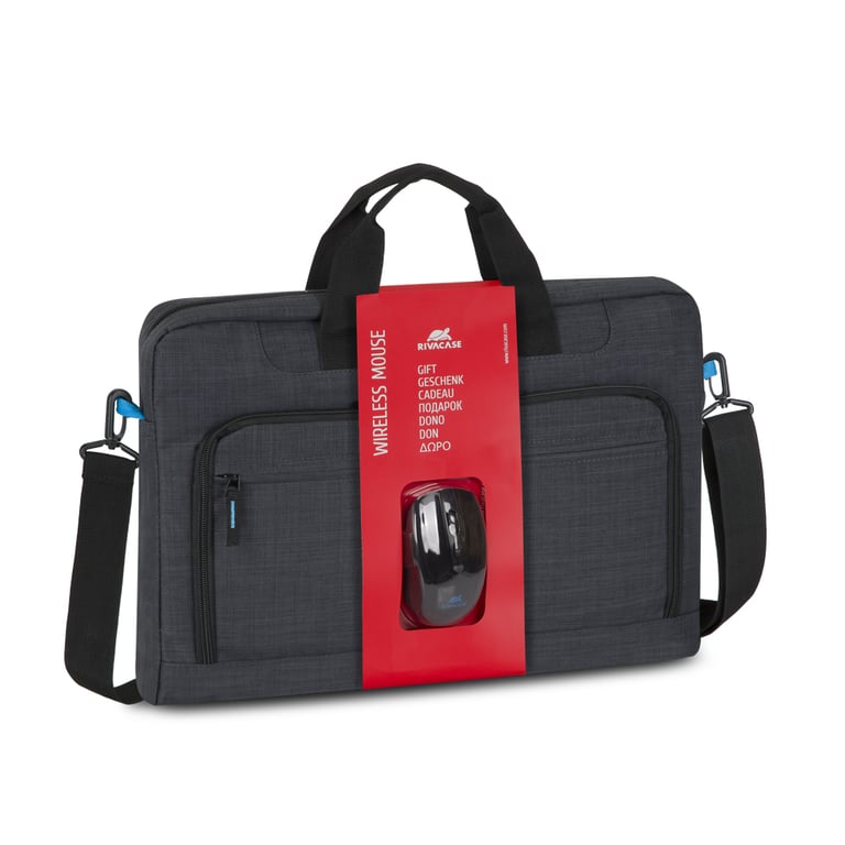 Rivacase Regent 8058 43 9 cm 17.3 Sac Messenger Cyan Neuf
