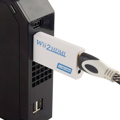 Adaptador HDMI para Nintendo Wii - Full HD 1080p Blanco