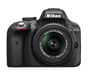 Nikon D3300 + 18-55 VR II + SD 4GB Kit d'appareil-photo SLR 24,2 MP CMOS 6000 x 4000 pixels Noir
