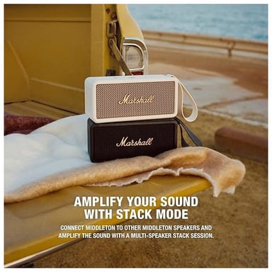 Altavoz inalámbrico Marshall Middleton Negro - Calidad de sonido excepcional y diseño elegante