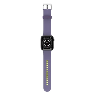 OtterBox Antimicrobial Band Grupo de rock Verde, Púrpura Acero, Silicona
