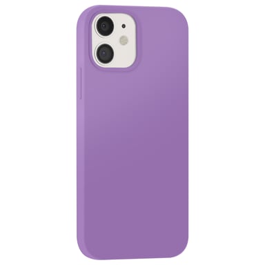 Coque pour iPhone 12 / 12 Pro Édition Color Skin en TPU avec Intérieur Doux Violet clair