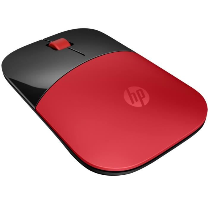 Souris sans fil Z3700, Rouge