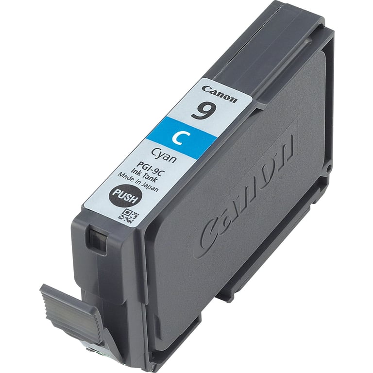 Canon PGI 9C Cyan originale réservoir d'encre pour PIXMA iX7000 MX7600 Pro9500 - vue 2