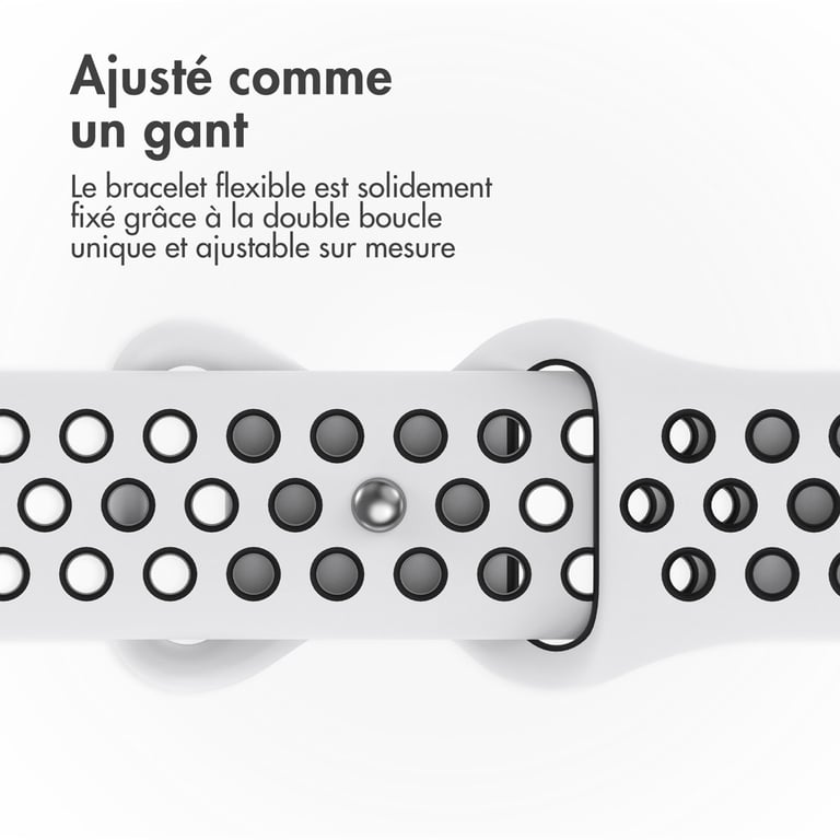 imoshion Bracelet sport? pour Apple Watch Series 1 á 9 / SE 384041 mm | Series 10 42 mm Taille / Pure Platinum & Neuf - vue 2