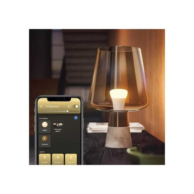 Pack de 2 ampoules connectées Philips Hue White E27 75W pour une ambiance lumineuse personnalisable