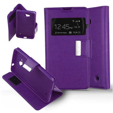 Etui Folio Violet compatible Nokia Lumia 640