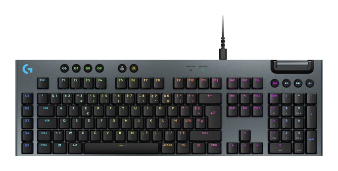 Logitech G G915 X clavier Jouer USB AZERTY Français Noir