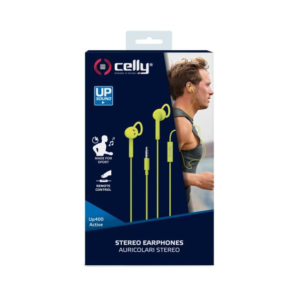 Celly UP400 Active Casque Avec fil Ecouteurs AppelsMusique Jaune Neuf - vue 2