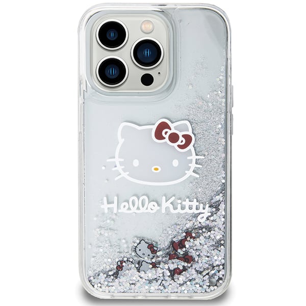 Coque de téléphone Hello Kitty iPhone 13 Pro Paillettes liquides Rigide - vue 3