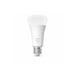Lampadina LED connessa Philips Hue White E27 100W, compatibile con Bluetooth e assistente vocale